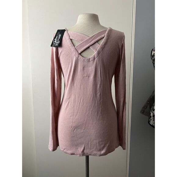 Chaser waffle fabric long sleeve top size medium - Picture 3 of 4